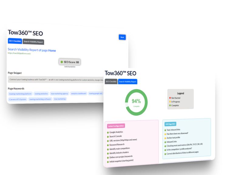 Marketing and SEO for towing SEO agency to increase dispatches