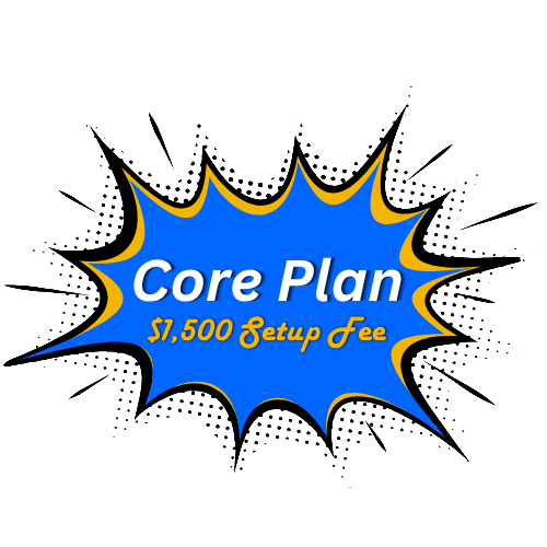 Towing Marketing Pricing Jonestown TX Core Plan showing $1500 setup fee for basic towing marketing and SEO services