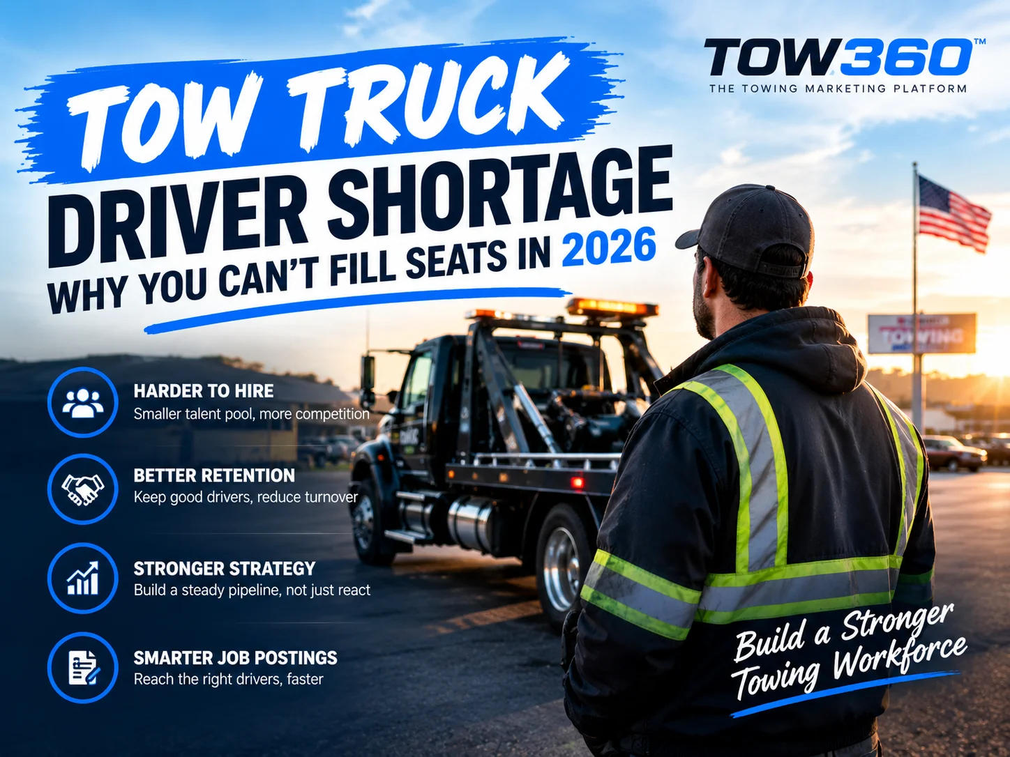 Tow truck driver shortage affecting towing companies in 2026