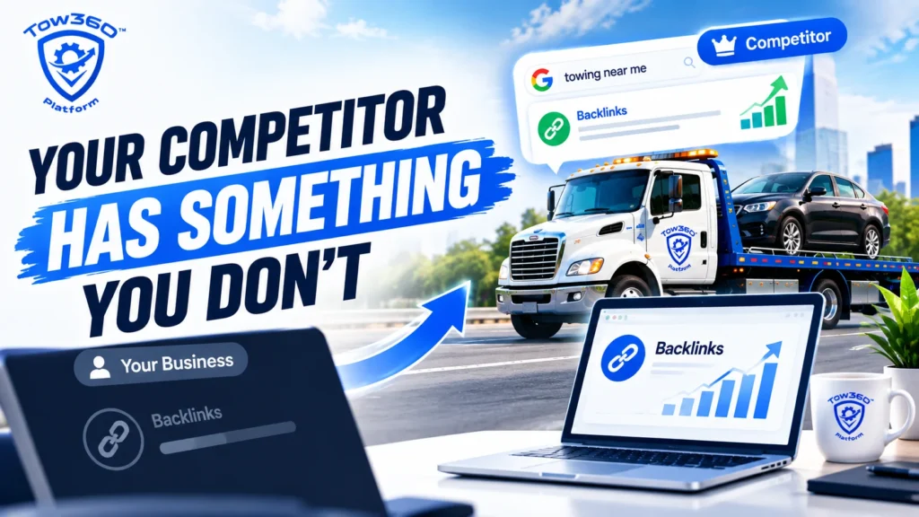 Towing competitor outranking your business on Google search