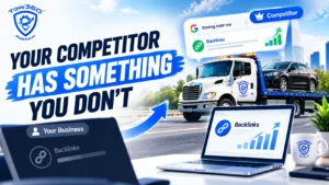 Towing competitor outranking your business on Google search