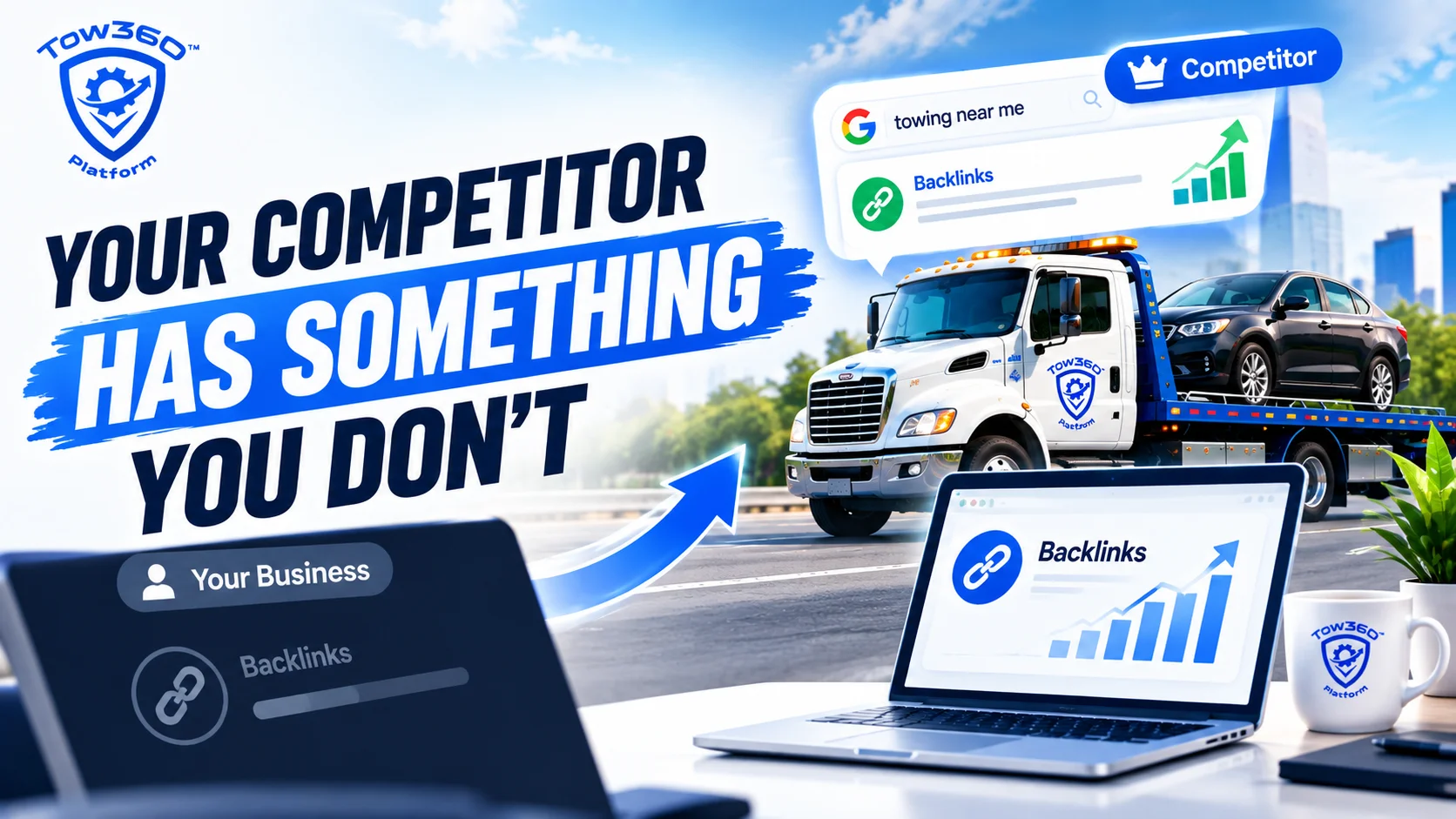 Towing competitor outranking your business on Google search