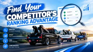Your competitor has stronger backlinks for towing company SEO
